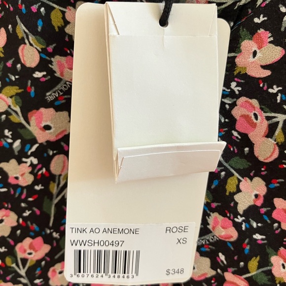 NWT! ZADIG & VOLTAIRE Tink Anemone Blouse Top XS - Picture 6 of 7